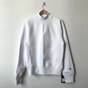 Champion White Turtleneck Sweater